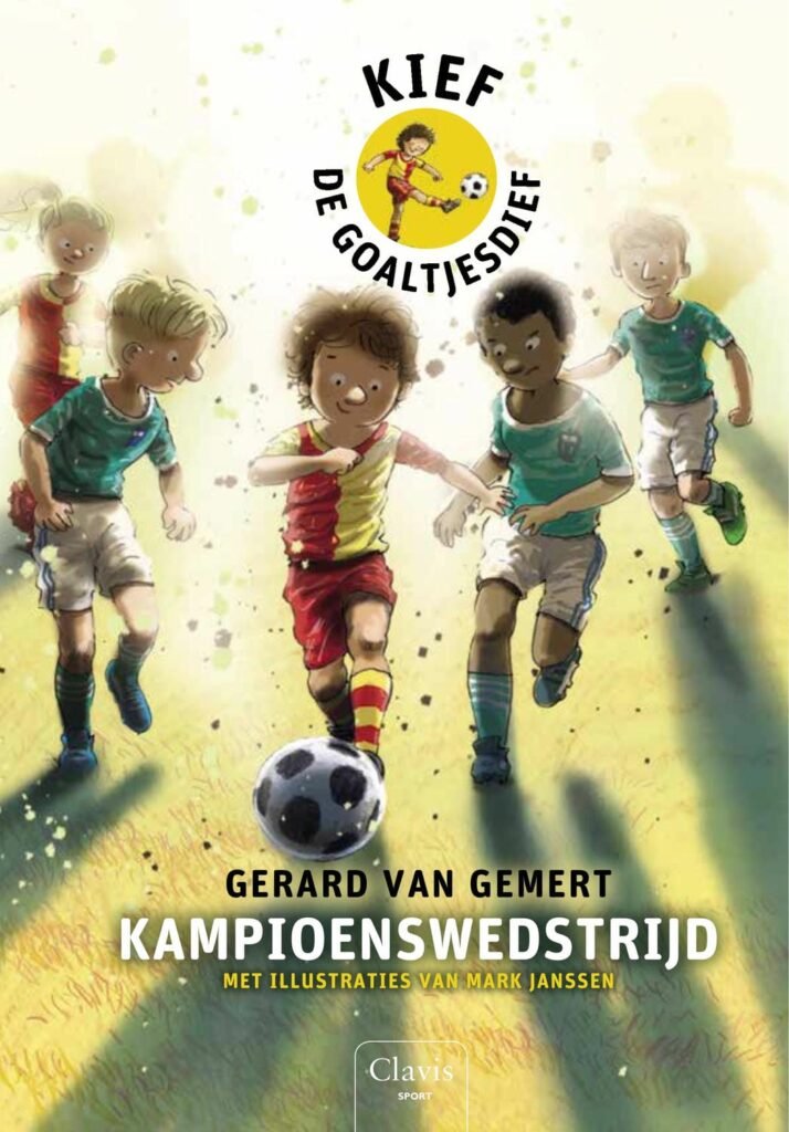 Ontdek het spannende avontuur van Kief en zijn vrienden in 'Kampioenswedstrijd', een sportgericht kinderboek dat perfect is voor tieners en young adults die van spanning en actie houden! In deze opwindende verhaallijn staan twee jonge voetballers, Joeri en Daan, voor hun allerlaatste wedstrijd tegen De Valken. Maar wanneer ze een mysterieus gouden horloge vinden dat gestolen is, worden ze verdacht van diefstal! Samen met Remy doen ze alles om de echte dader te ontmaskeren en zo kunnen ze nog steeds meedoen aan het kampioenschap.Dit boek vol sportieve spanning en levenslessen zorgt ervoor dat je een spannende zoektocht van start gaat. Kief, Joeri en Daan leren de betekenis van vriendschap, doorzettingsvermogen en teamgeest echt kennen in deze uitdagende situatie. Met Gerard van Gemert als auteur is dit een unieke kans om kennis te maken met zijn populaire serie 'Kief de goaltjesdief'.Lees 'Kampioenswedstrijd' voor een spannend avontuur vol sportieve actie en levenslessen die je zullen inspireren! Geschikt voor tieners en young adults die van spanning, vriendschap en doorzettingsvermogen houden. Met dit boek zal je niet willen stoppen met lezen tot het einde!