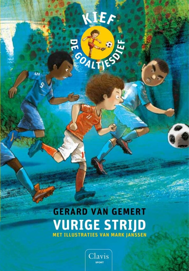 In het sportgerichte kinderboek "Vurige strijd" van Gerard van Gemert is Daan Kiefsma weer terug om zijn team te helpen in een spannende strijd voor Jong Oranje. Maar dit keer is de uitdaging groter dan ooit tevoren en moet hij zijn vriendschap met zijn teamgenoten testen op hun sterkste.In dit boek van de Kief-reeks leer je Daan en zijn vrienden les aan leren over doorzettingsvermogen, teamgeest en het belang van een goede vriendschap. Samen zullen ze moeten werken om hun doelen te bereiken en te winnen voor Jong Oranje.Het boek bevat de typische elementen die je kunt verwachten van Gerard van Gemerts sportgerichte kinderboeken: spannende verhalen, authentieke personages en thema's zoals vriendschap en doorzettingsvermogen. Het is dus een perfecte keuze voor tieners en young adults die op zoek zijn naar inspiratie en avontuur in hun sportcarrière.Met "Vurige strijd" zal je Daan en zijn vrienden begeleiden op hun reis naar succes, terwijl ze leren dat winnen en verliezen onderdeel uitmaken van het leven. Het boek is perfect geschikt voor kinderen van 7 jaar en ouder die houden van sport en avontuur.Indien je op zoek bent naar een kinderboek dat niet alleen ontzettend spannend, maar ook vol inspiratie zit, dan is "Vurige strijd" een absolute aanrader!