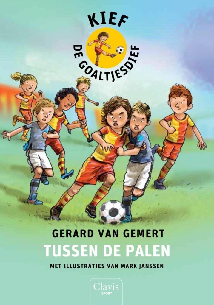 Ontdek het spannende avontuur van Kief de goaltjesdief in "Tussen de palen"!Ben jij een jonge voetballer met passie en doorzettingsvermogen? Of zoek je naar een boek dat je inspireert om aan te schuiven voor je doelen en vrienden? Dan is dit het perfecte kinderboek voor jou! "Tussen de palen" is het tweede deel van de populaire serie over Kief de goaltjesdief, geschreven door Gerard van Gemert.In deze sportgerichte roman volgt je de avonturen van Daan en zijn teamgenoot Joeri, die zich in een spannende situatie bevinden wanneer ze een meisje helpen dat wordt gepest. Maar dan ontdekken ze een geheim dat hen in groot gevaar brengt! Zullen zij aan hun doorzettingsvermogen en teamgeest kunnen wennen om uit deze moeilijke situatie te komen?Dit boek is geschikt voor tieners en young adults die houden van spannende verhalen met een sportieve twist. Het biedt levenslessen over vriendschap, doorzettingsvermogen en de waarde van teamgeest. Of je nu voetbal, hockey of andere teamsporten beoefent, "Tussen de palen" is het perfecte leesboek om inspiratie op te doen voor jouw eigen sportieve avonturen! Lees dit unieke kinderboek en ontdek hoe Kief de goaltjesdief zijn vriendschap en doorzettingsvermogen gebruikt om uit elke situatie te komen!